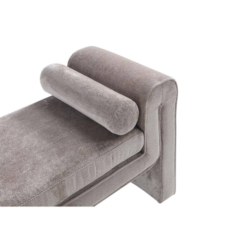 Manhattan Comfort Modern Concord Chenille 59 Inch Bench