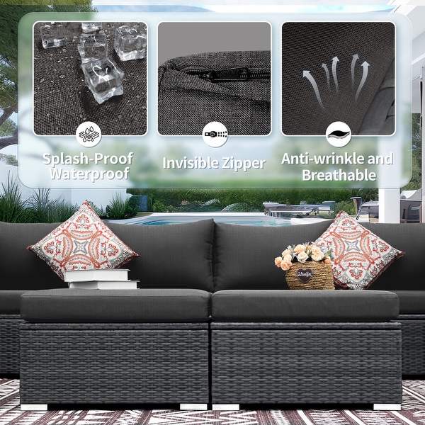 FINCATI 27 x27 Outdoor Patio Sofa Cushion Covers Replacement Only Cover Bed Bath Beyond 39644745