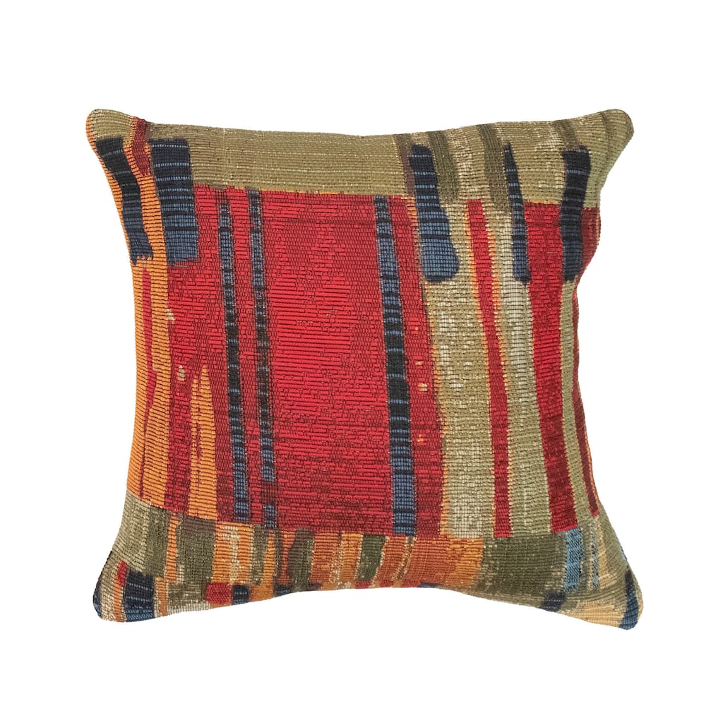 Liora Manne Marina Paintbox Indoor/Outdoor Pillow Multi