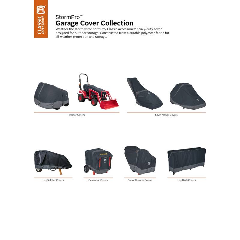 Classic Accessories StormPro RainProof Heavy-Duty Log Rack Cover