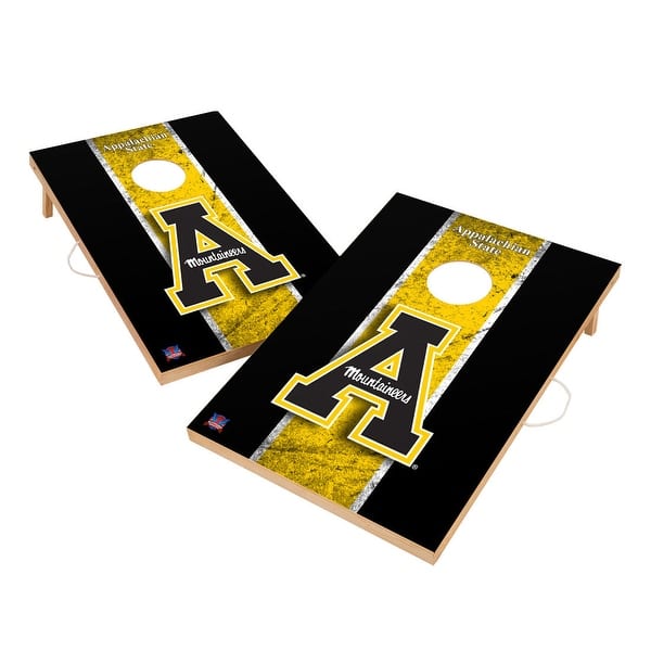 slide 2 of 6, Vintage Appalachian State Mountaineers Regulation 2x4 Cornhole Set