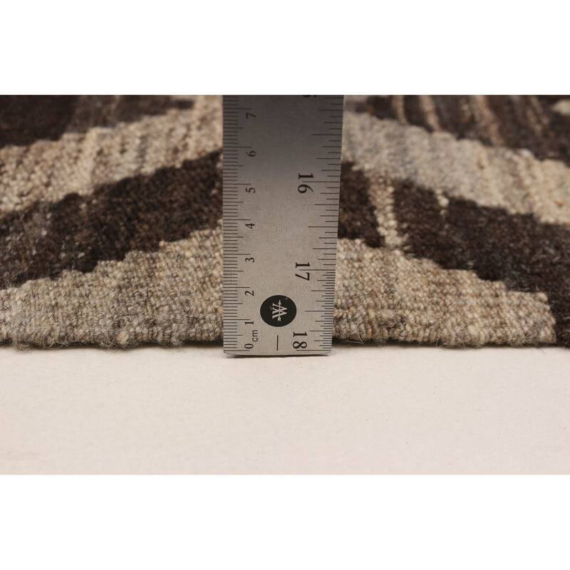 Sivas Brown, Tan Kilim 6'1" x 8'1" - 6'1 x 8'1
