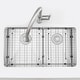 preview thumbnail 13 of 21, STYLISH 32 inch Stainless Steel 16G Double Bowl Low Divider Undermount Sink - Brushed Stainless Steel - 32" x 18" x 10"