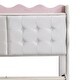 preview thumbnail 49 of 55, Upholstered Platform Bed Frame with LED Light Bar and USB