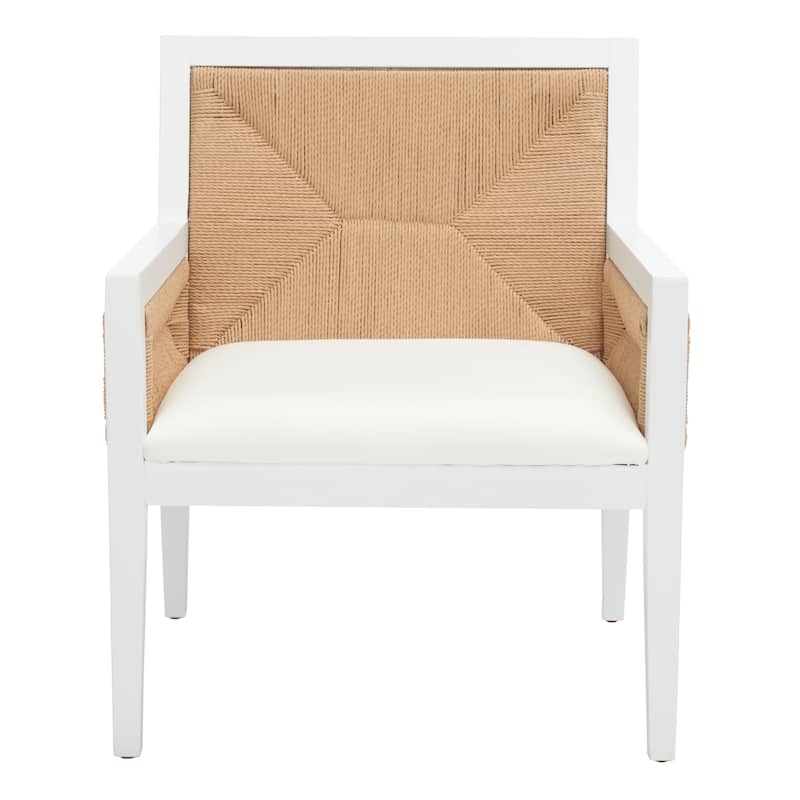 SAFAVIEH Couture Emilio Woven Accent Chair - 25 in. W x 26 in. D x 31 in. H