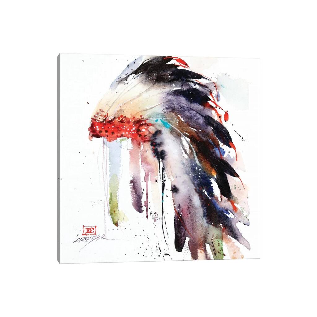 iCanvas "Headdress II" by Dean Crouser Canvas Print