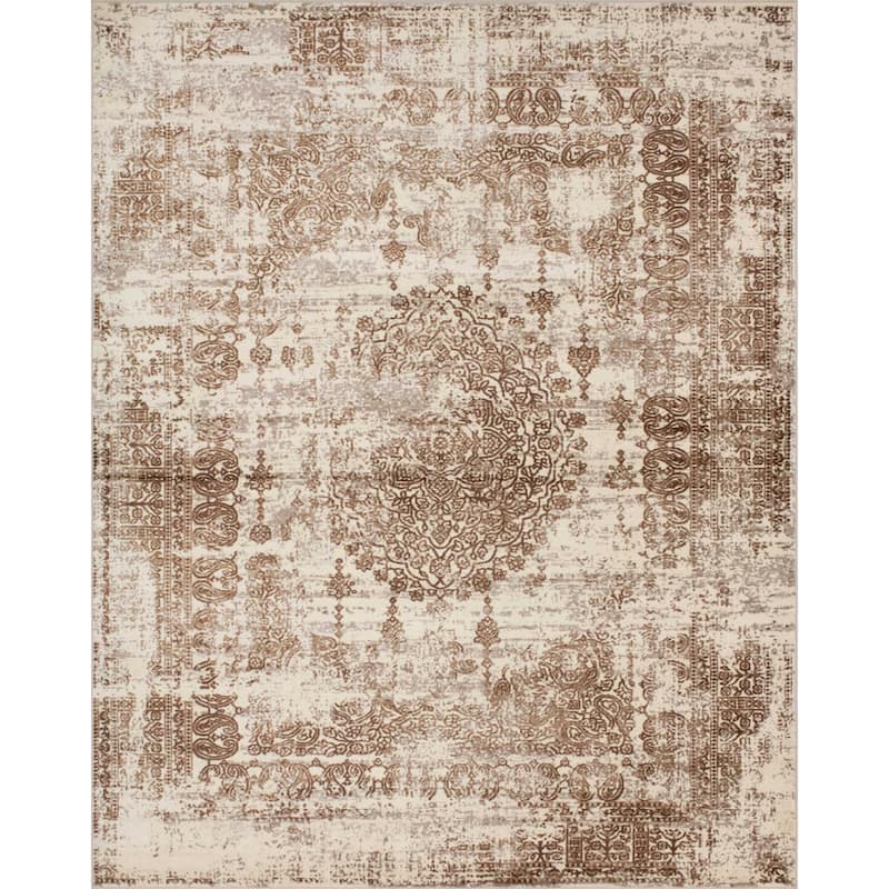 Noori Lagoon Emilie Rug - 4'3" x 6'0" - Ivory/Brown