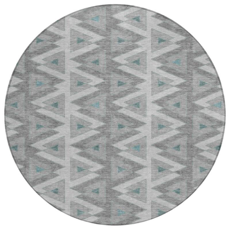 Machine Washable Indoor/ Outdoor Global Lyons Chantille Rug