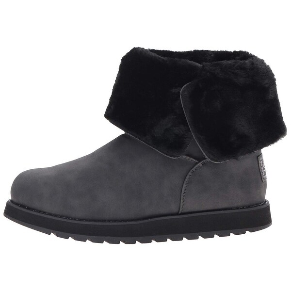 skechers womens keepsakes leatherette boots