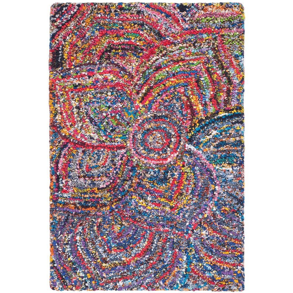 SAFAVIEH Handmade Nantucket Arnie Contemporary Cotton Rug