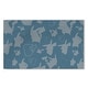 preview thumbnail 2 of 16, Pokemon Washable Rug 36 x 62 inches - Pika Silhouette Blue