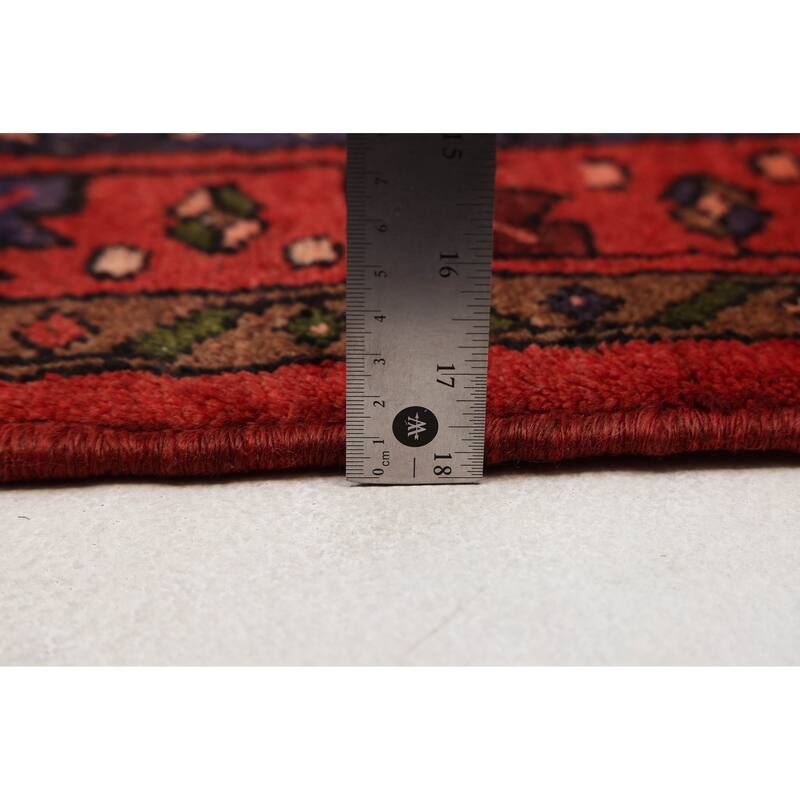 ECARPETGALLERY Hand-knotted Andelz Red Wool Rug - 4'3 x 6'7