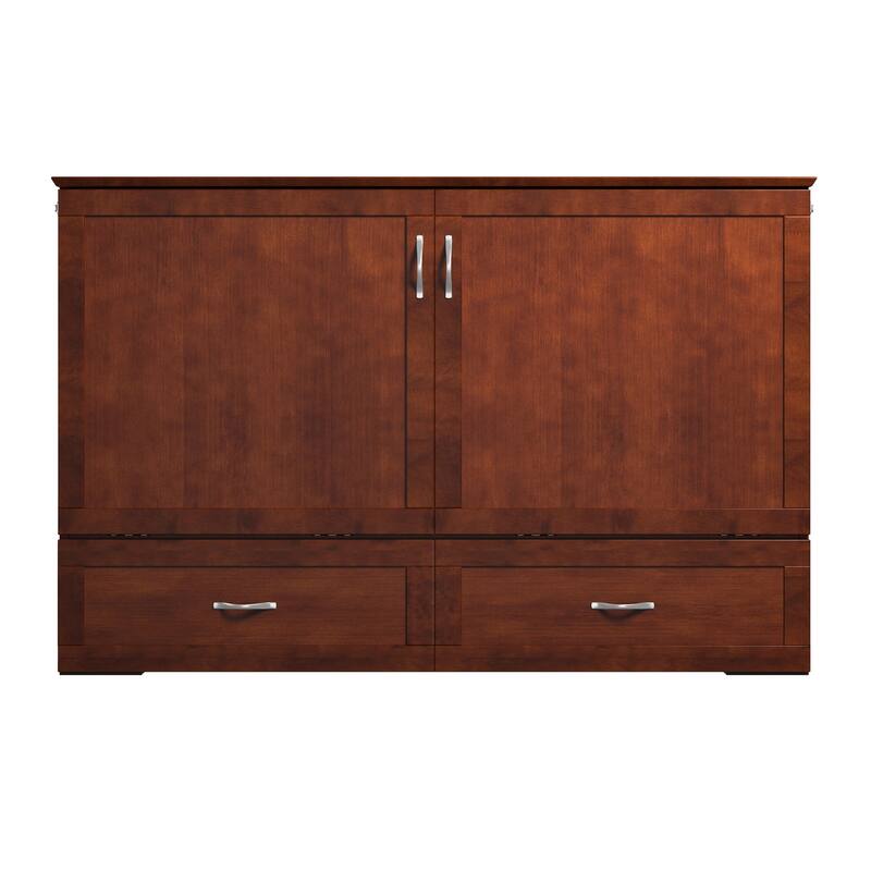 Hamilton Murphy Bed Chest with Storage Drawer and Built-In Charger