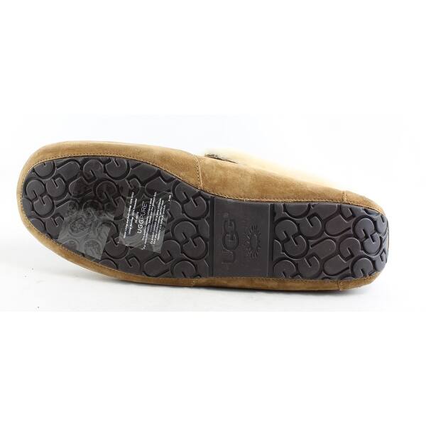 UGG Mens 1005255 Che Chestnut Suede Moccasin Slippers Size 18