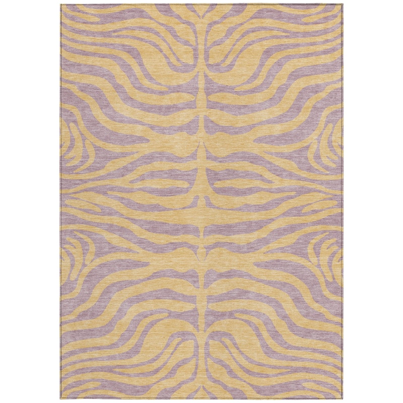 HomeRoots Animal Print Transitional Rectangle Outdoor Rug