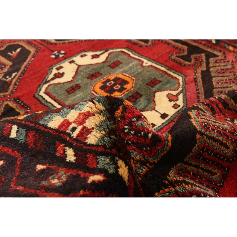 ECARPETGALLERY Hand-knotted Konya Red Wool Rug - 3'8 x 10'10