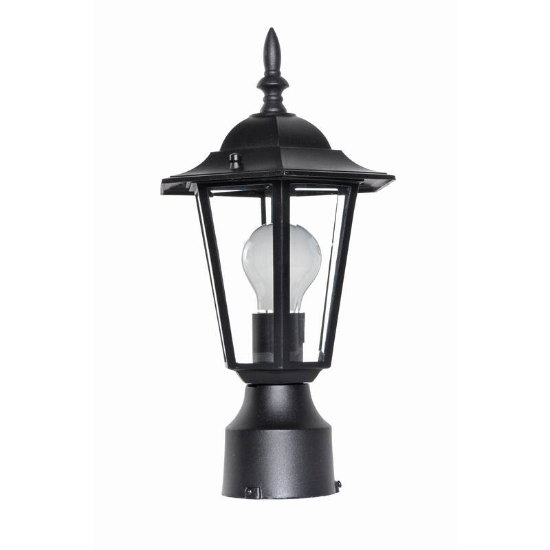 Builder Cast 1-Light Outdoor Pole/Post Lantern - Black