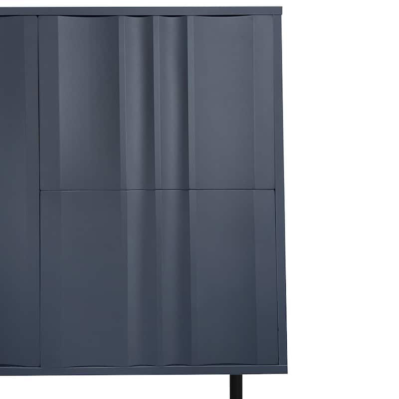 Wave pattern sideboard