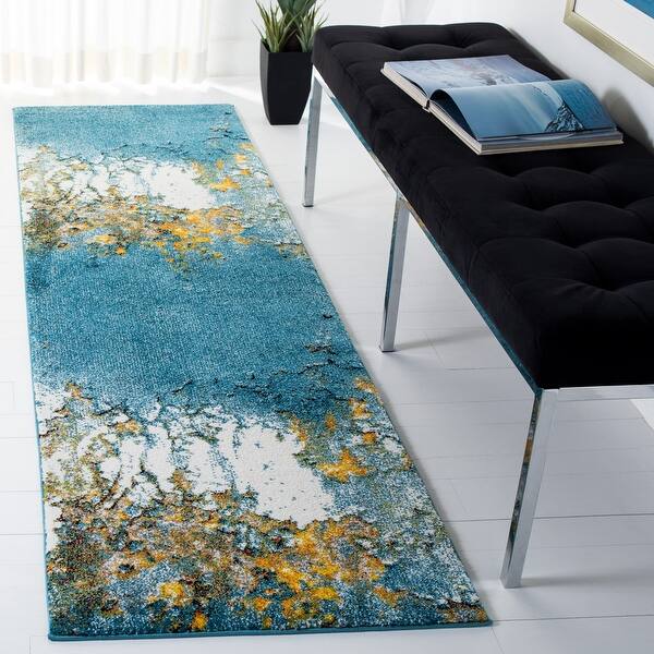 Shop Safavieh Glacier Stephaine Modern Abstract Rug On Sale