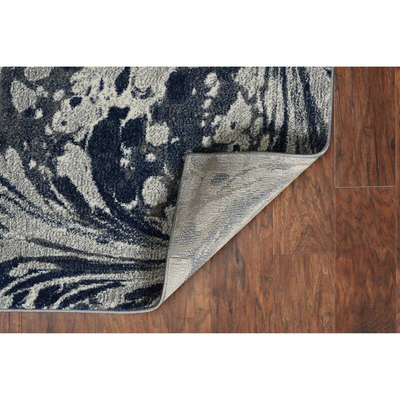 KAS Watercolors Mid-Century Marble Rug