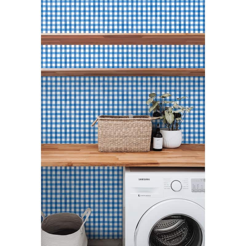 NextWall Spring Plaid Peel and Stick Wallpaper