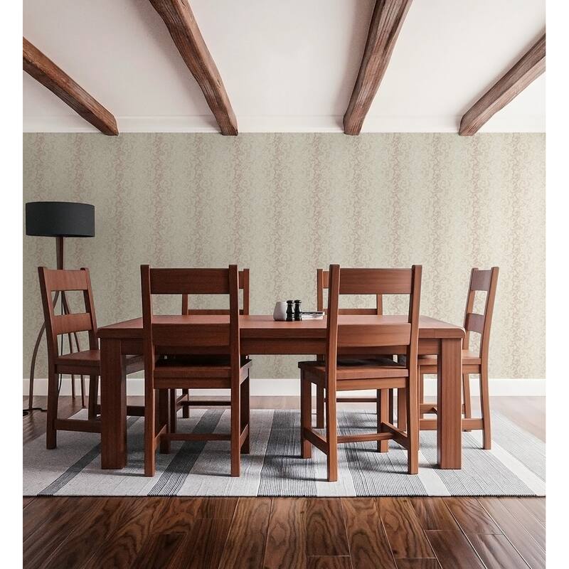 Seabrook Designs Bronte Acanthus Unpasted Wallpaper