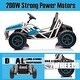 preview thumbnail 8 of 13, Electric Go-Kart 24V Ride-On for Kids 6+, 6MPH, 200W Motors, Off-Road, Shock Absorbers, High/Low Speed, Wide Seat