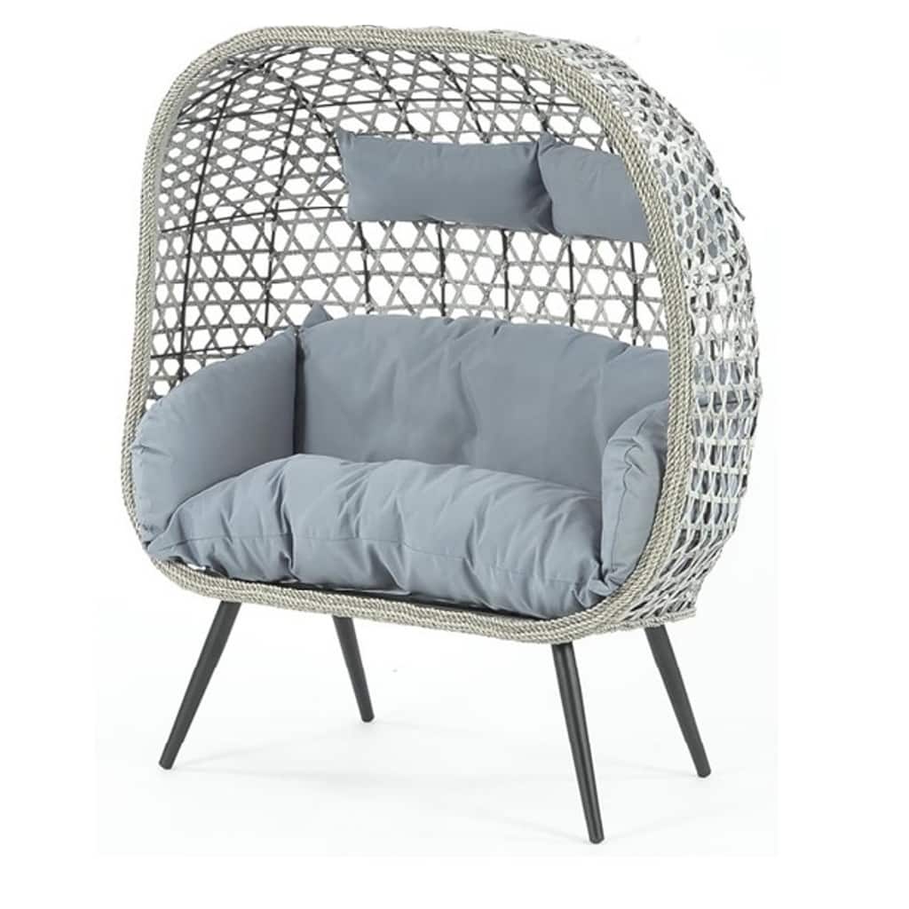 Naples Standing Double Rattan Chair