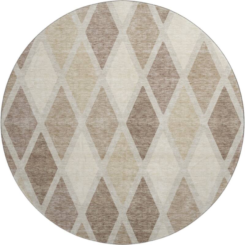 Premium Washable Super Soft Mosaic Diamonds Mayfield Rug