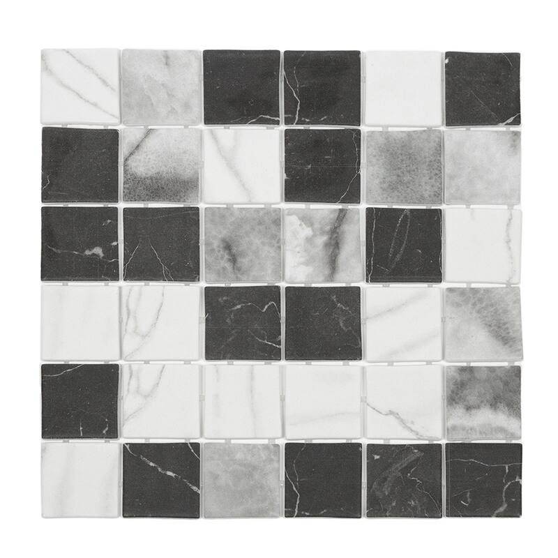 The Tile Life Eterna Square 12x12 Grey Glass Floor & Wall Tile
