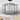 Camine Black 4-Light Semi-Flushmount Ceiling Lamp Caged Candelabra