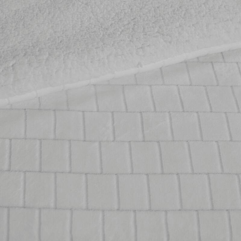 Whitney Plush to Sherpa Comforter Set by Madison Park