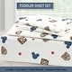 preview thumbnail 87 of 96, 3-Piece Cotton Toddler Sheet Set for Kids Boys & Girls (Animals, Fish, Sports, Floral)