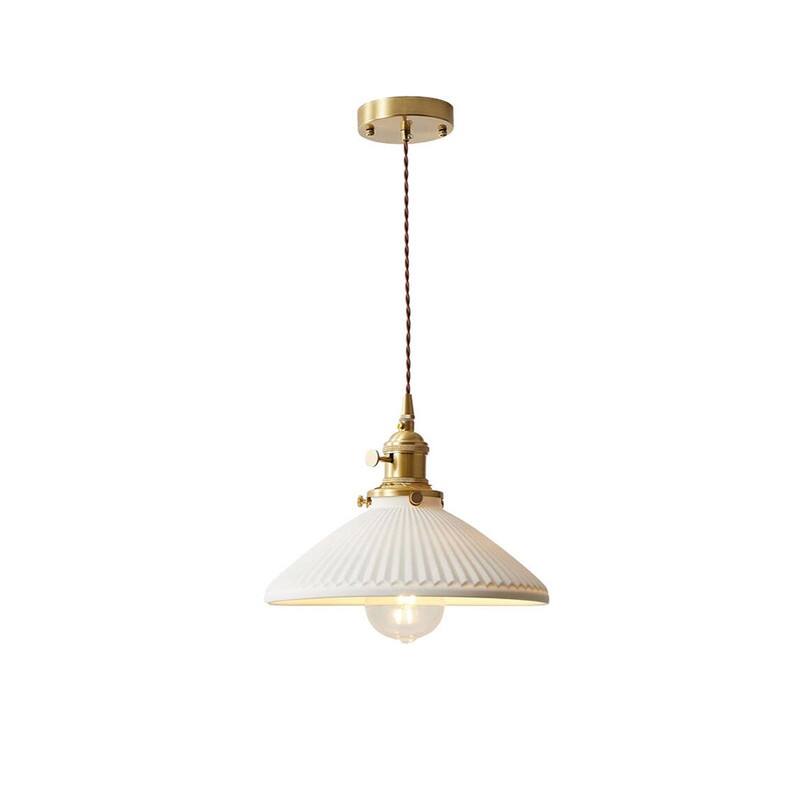 6.56 FT kitchen light fixture white hangable light brass, ceramic, iron pendant lights