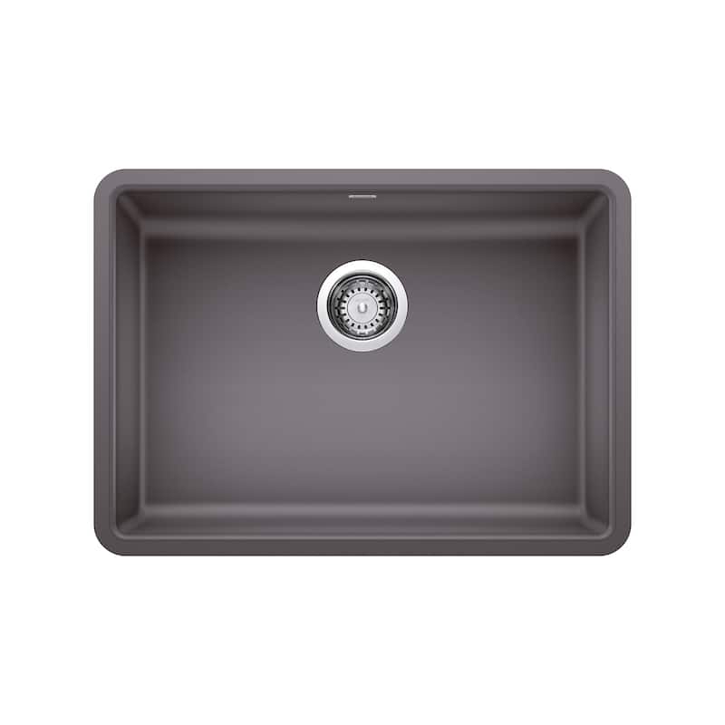 Blanco Precis 18-In X 25-In Granite Kitchen Sink - 25" x 18" x 5" - 25" x 18" x 5" - Cinder