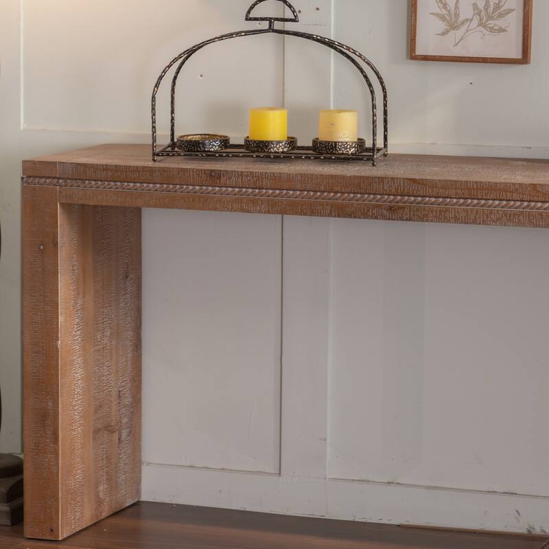 Versatile Solid Wood Console Table for Various Rooms, Enhancing Home Decor