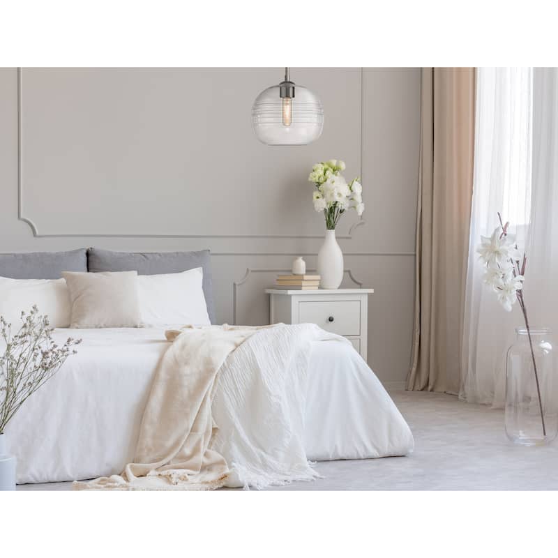 Harmony 1 Light Pendant - Brushed Nickel