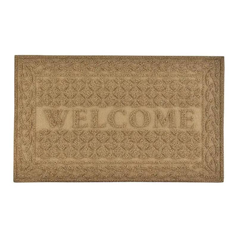 Superio Non-Slip Welcome Doormat for Entry, 18" x 30", Waterproof, Mat