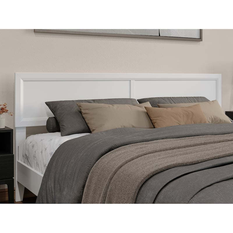 Sophia Solid Wood Headboard - White - King