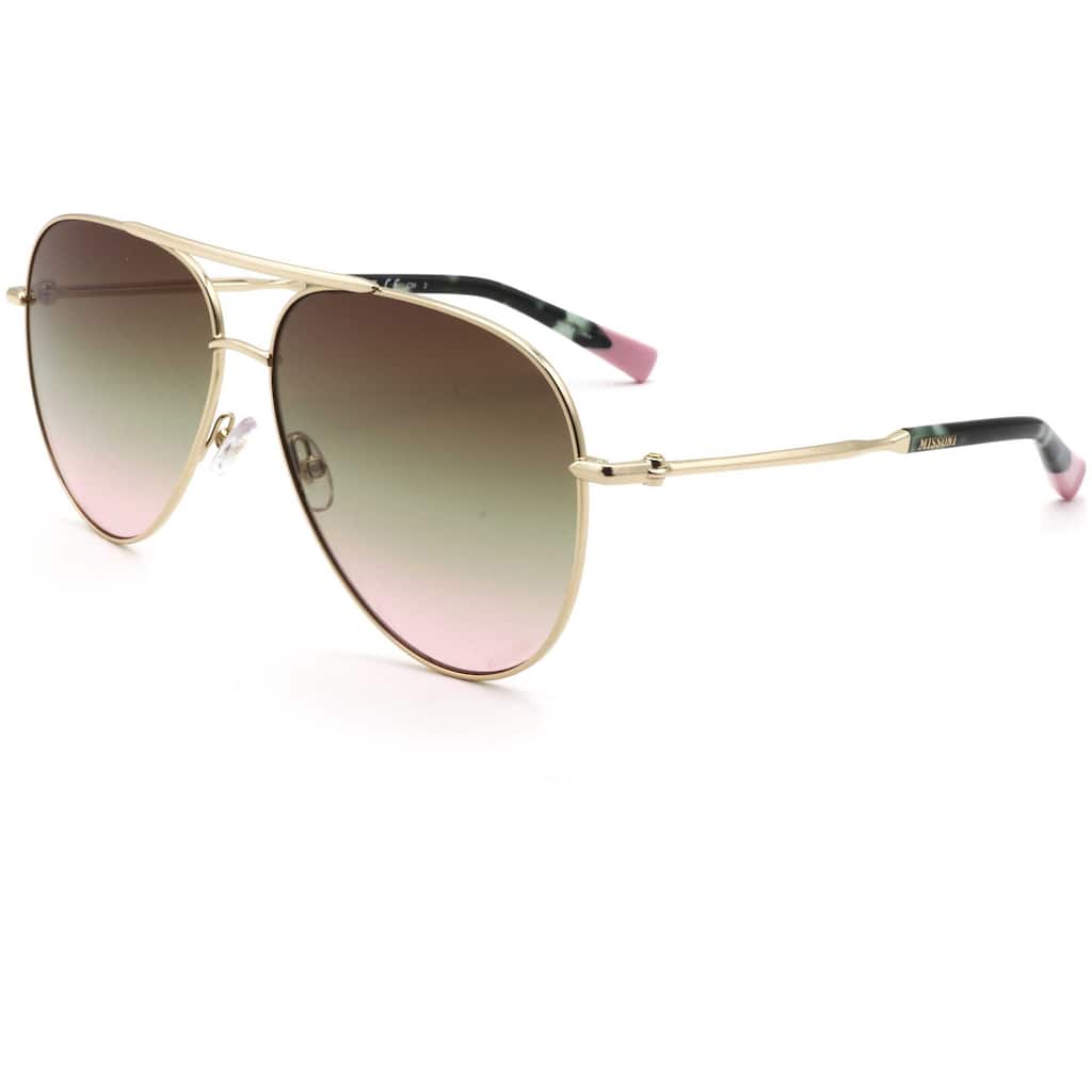 Missoni Women's 60mm Gold Sunglasses MIS0120-S-J5G-60