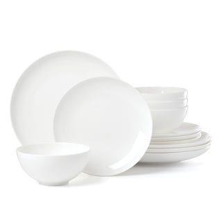Lenox Studio 1414 Coupe 12-Piece Dinnerware Set - Bed Bath