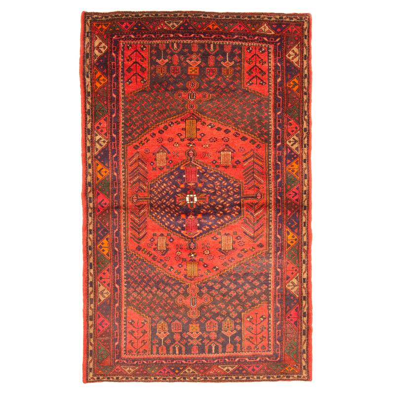 ECARPETGALLERY Hand-knotted Andelz Grey Wool Rug - 4'3 x 6'9