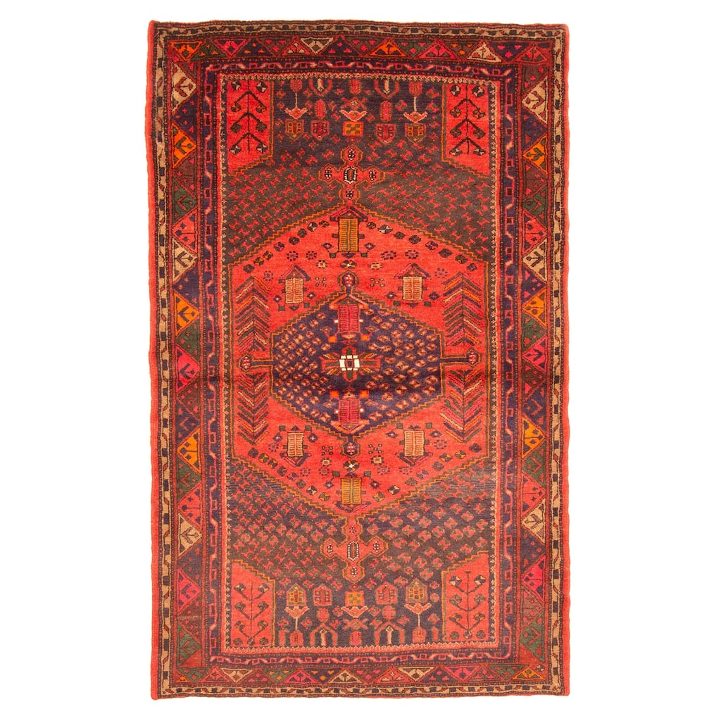 ECARPETGALLERY Hand-knotted Andelz Grey Wool Rug - 4'3 x 6'9