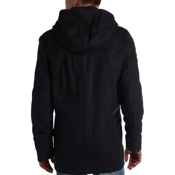 Shop Tommy Hilfiger Mens Car Coat Winter Wool Overstock 29214456