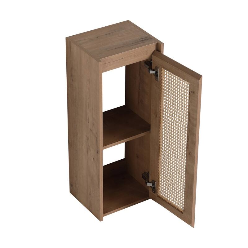 MEDUNJESS Bathroom Side Cabinet, Float Mounting Design