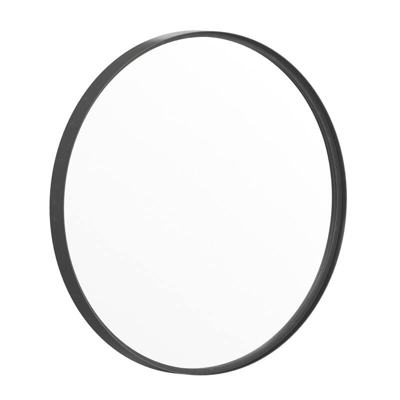 James Allan FFMIR42498 Jennifer 27-1/2" Diameter Circular Beveled - Black