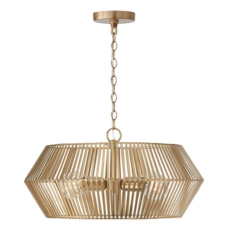 Kaiya 4-Light Pendant - 22"W x 11.50"H