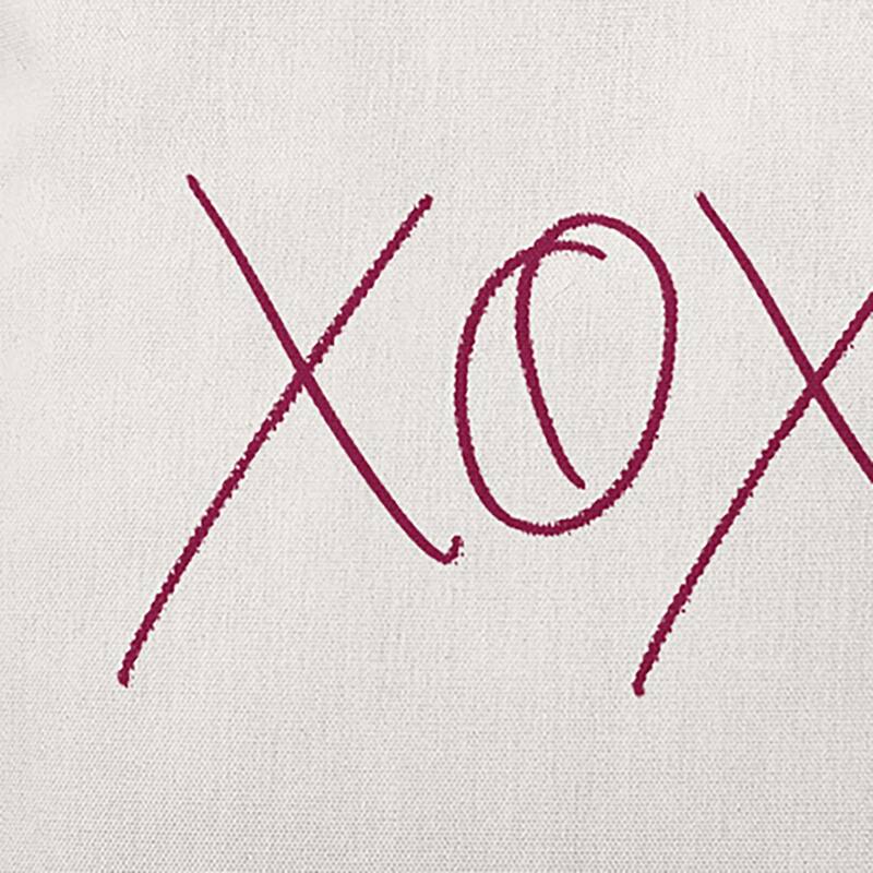 Modern XOXO Valentine's Day Decorative Indoor Pillow