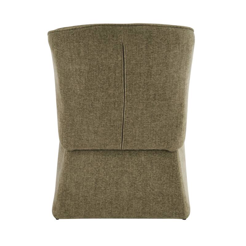 Christopher Knight Home - Eddie 7-Piece Upholstered Dining Set with 84" Rectangular Pillar Base Dining Table