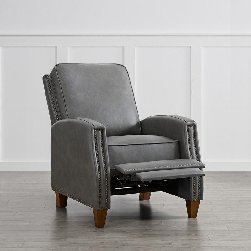 Alston Push Back Recliner Chair with Nailhead Trims for Living Room Bed Bath Beyond 40758221